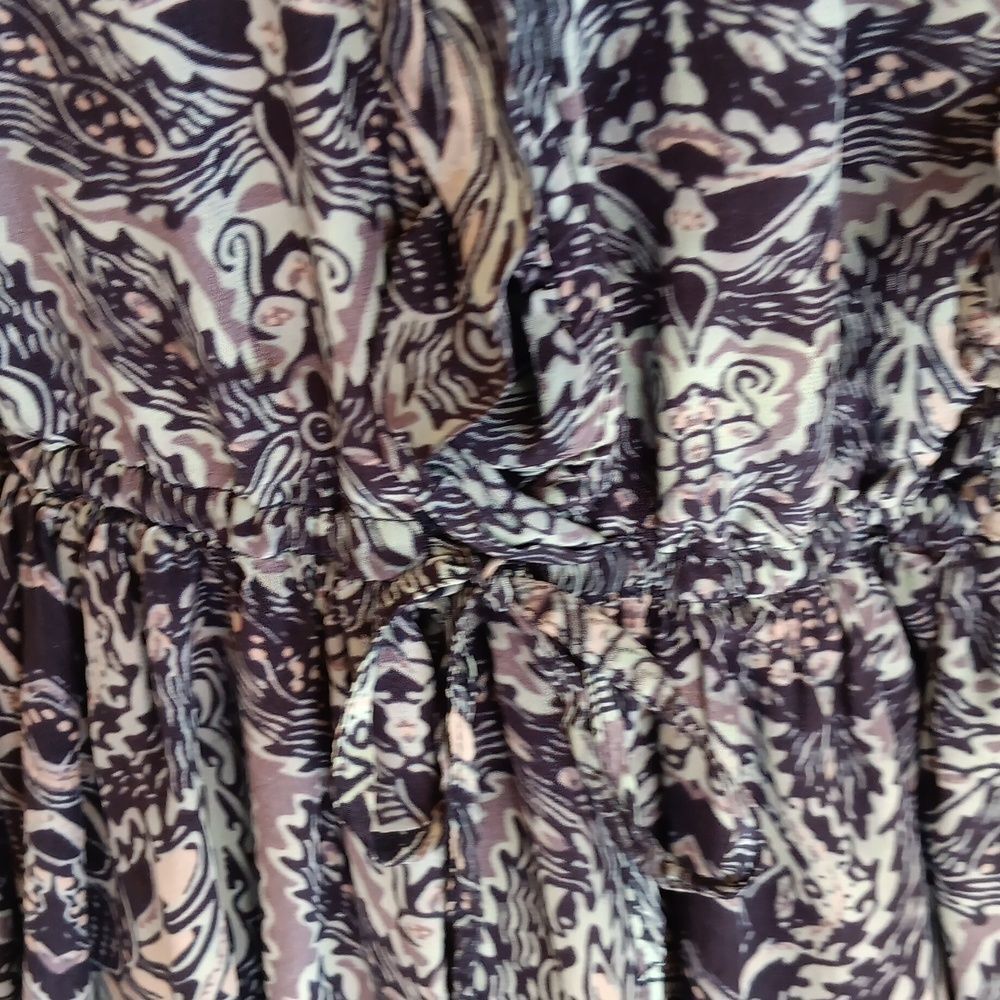 Sundance Skye Dress With Flutter Sleeves. Cottagecore. Beachy. Coastal Cowgirl - Picture 13 of 14